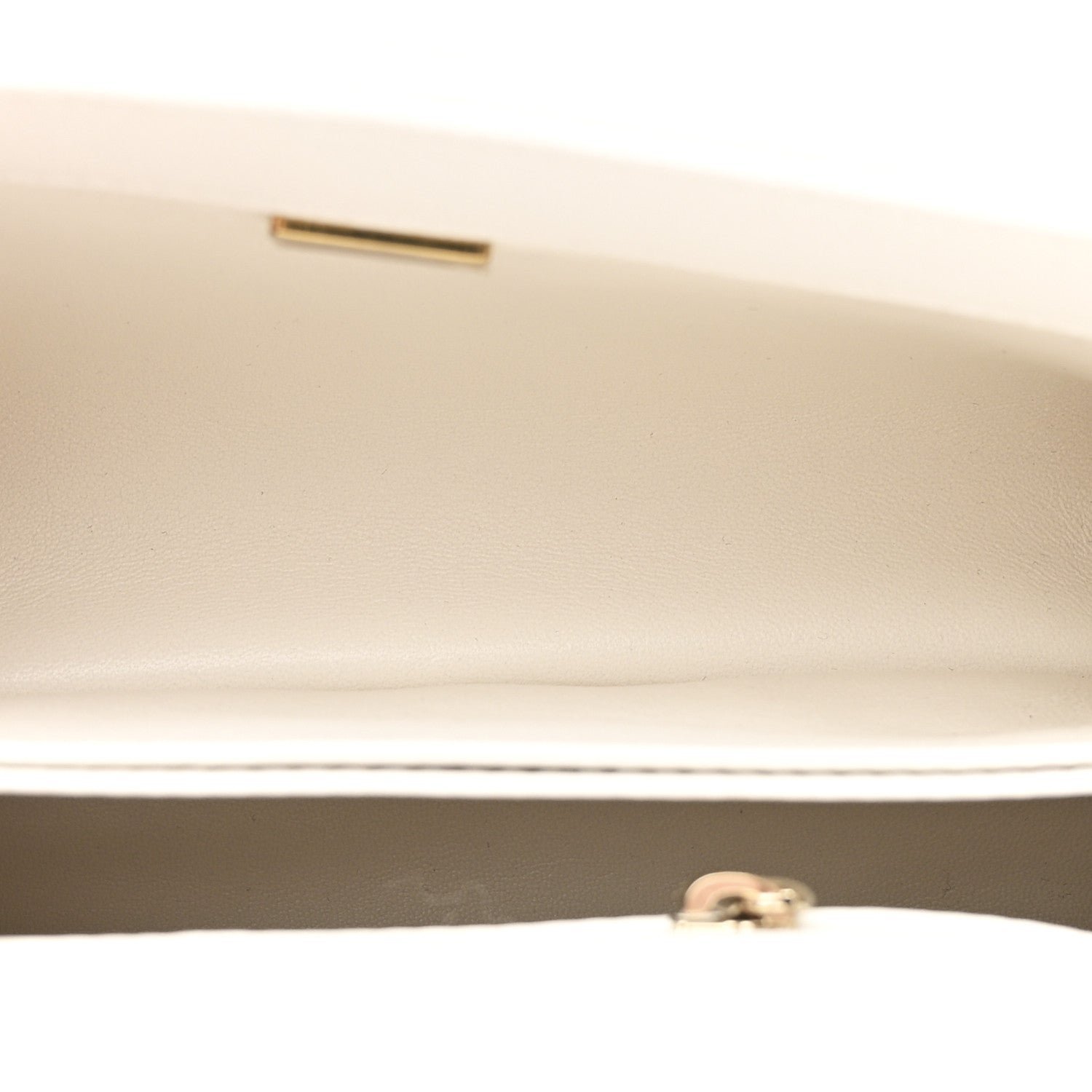 Caviar Quilted Mini Coco Handle Flap White - Image 5