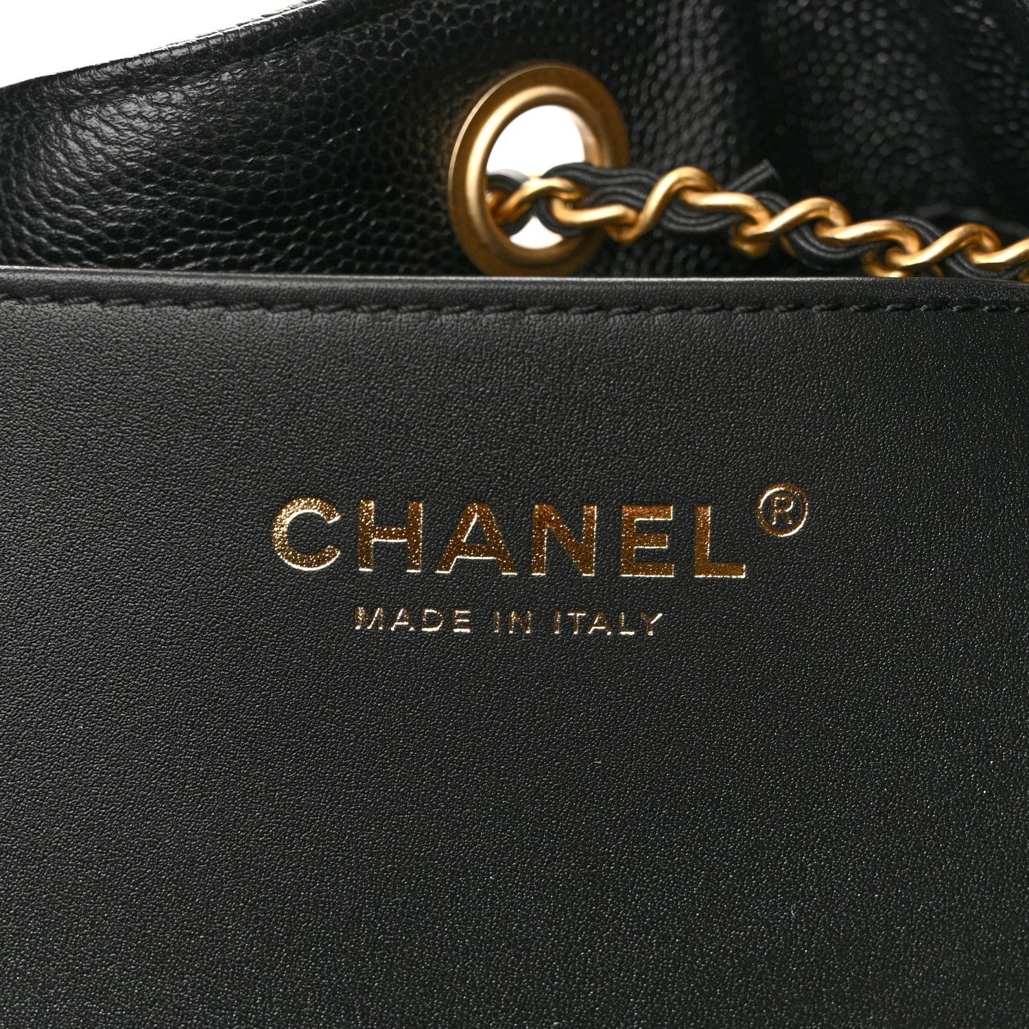 Caviar Quilted Large Chanel 25 Handbag Black - Image 7
