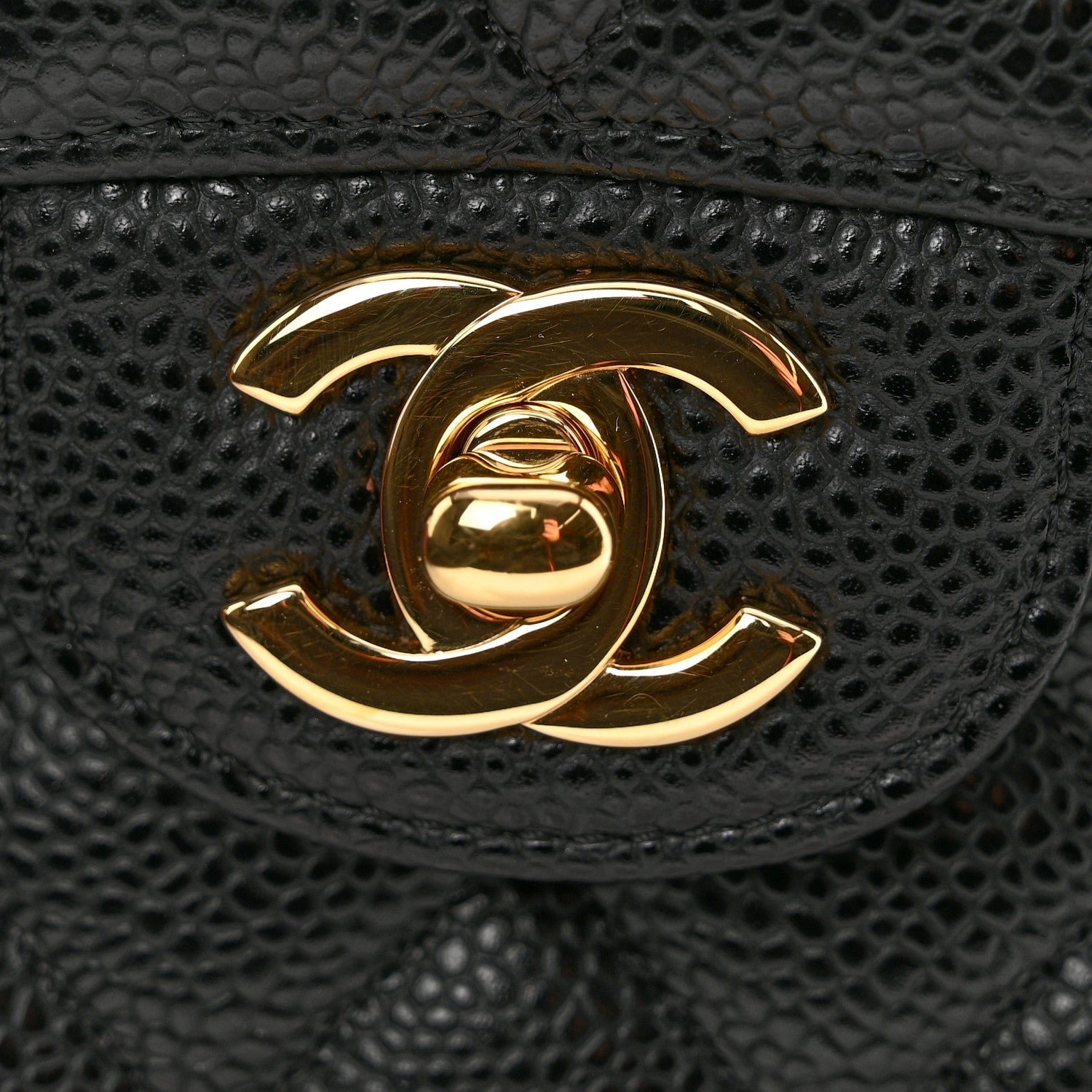 Caviar Quilted Medium Double Flap Black - Image 11