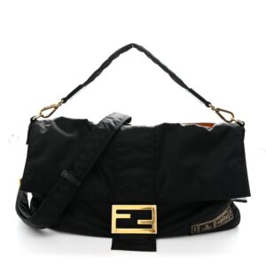 Fendi x Porter Nylon Regular Belt Baguette (Black)