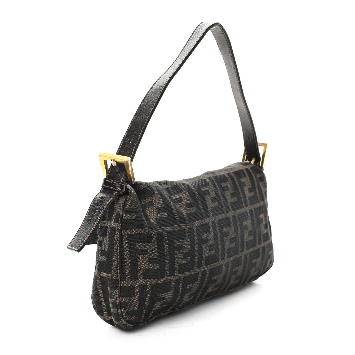 Fendi Baguette® FF Fabric Brown - Image 3