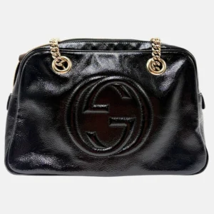 Soho Disco Bag Patent Black