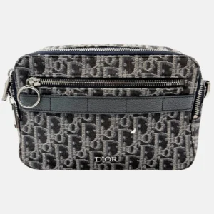 Messenger Bag Blue Trotter Canvas Safari Small