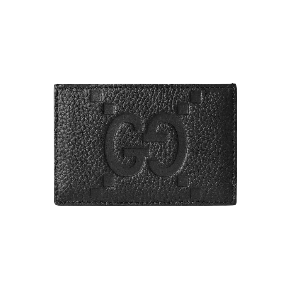 Gucci Bi-fold Gucci Pattern Black Limited Edition Leather Wallet