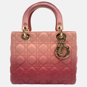 Lady Dior Medium Ombre Pink