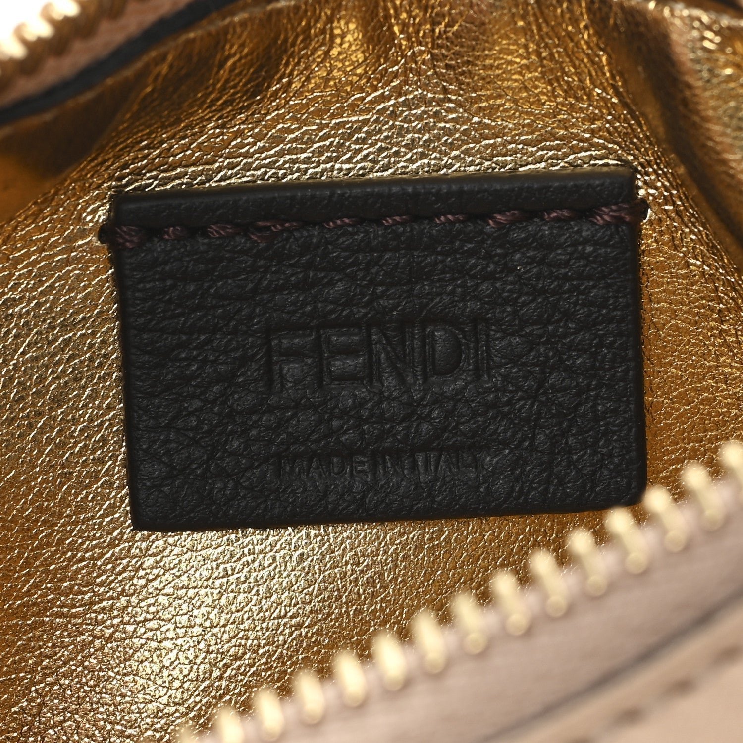 Fendi Vitello Grace Matte Nano Fendigraphy Hobo Charm - Image 5