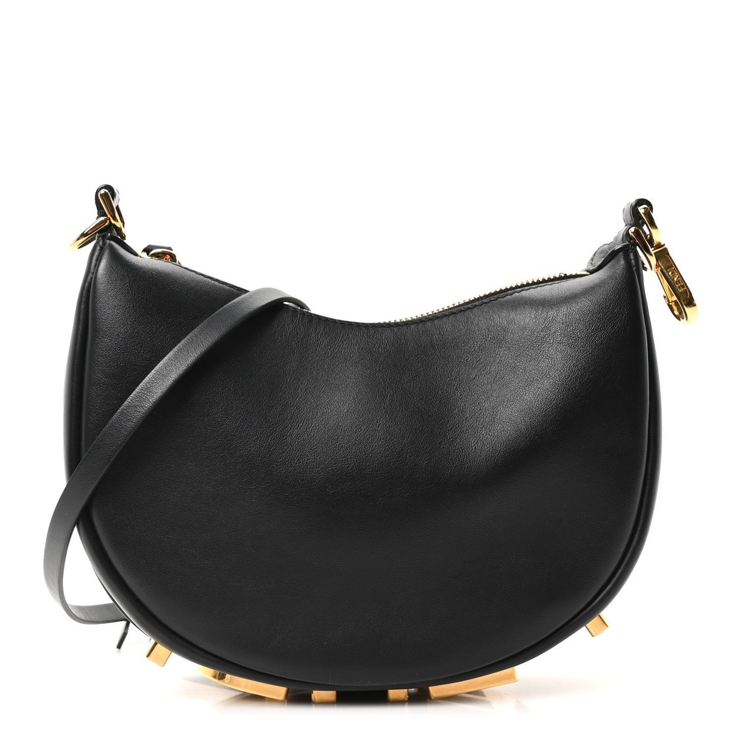 Fendi Vitello Grace Matte Mini Fendigraphy Hobo Bag