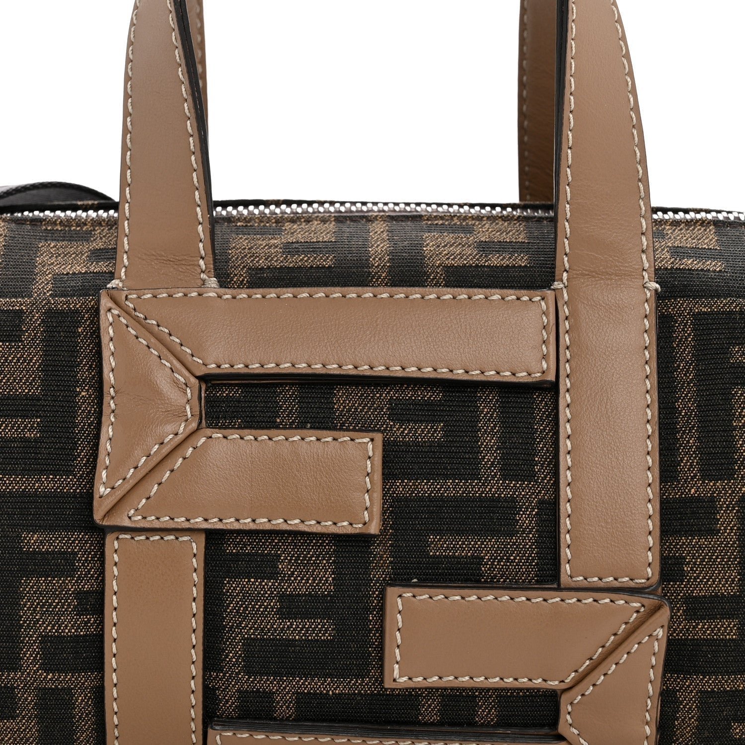 O'Lock Bowling Bag FF 1974 Recycled Jacquard & Vitello Grace - Image 8