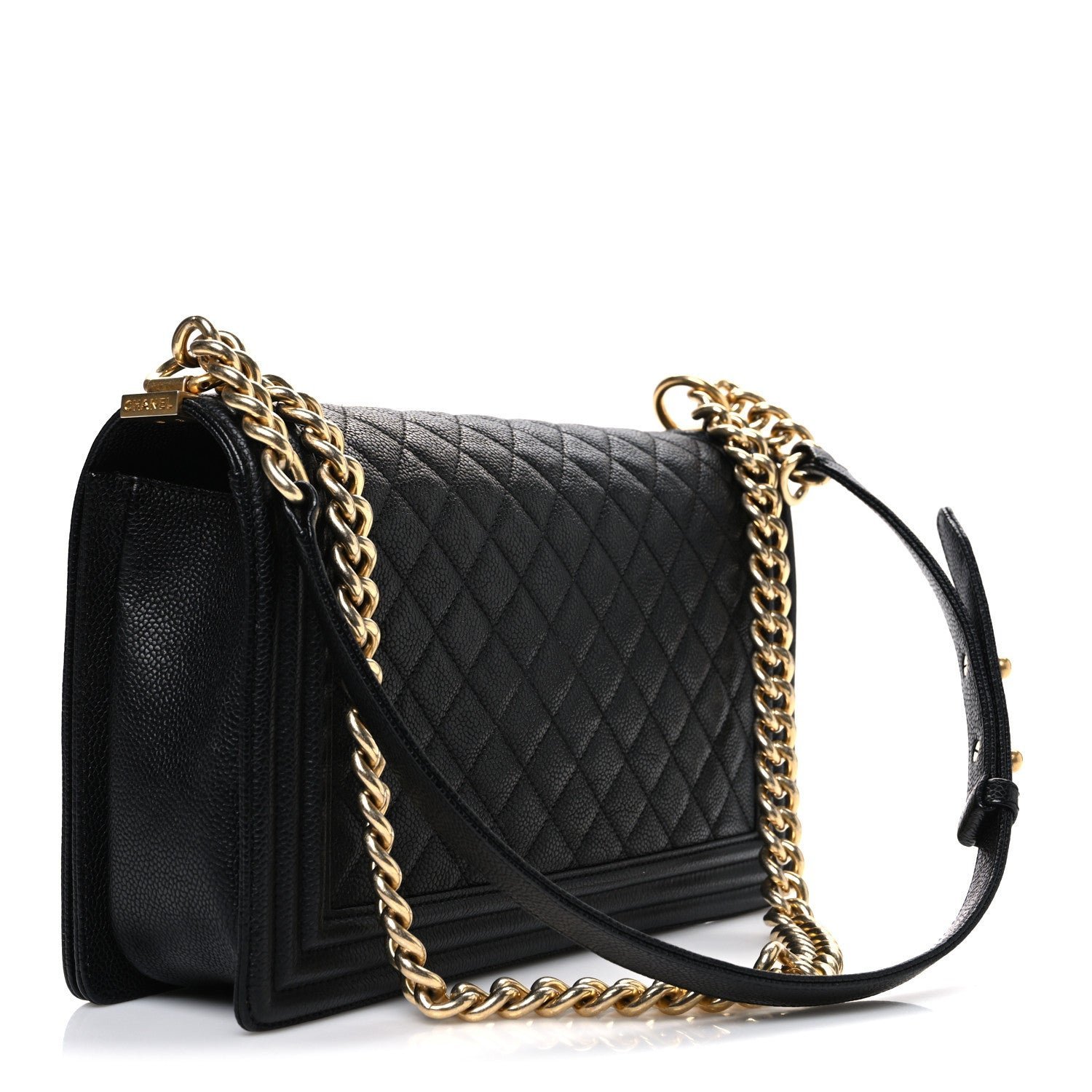 Caviar Quilted New Medium Boy Flap Black - Image 3