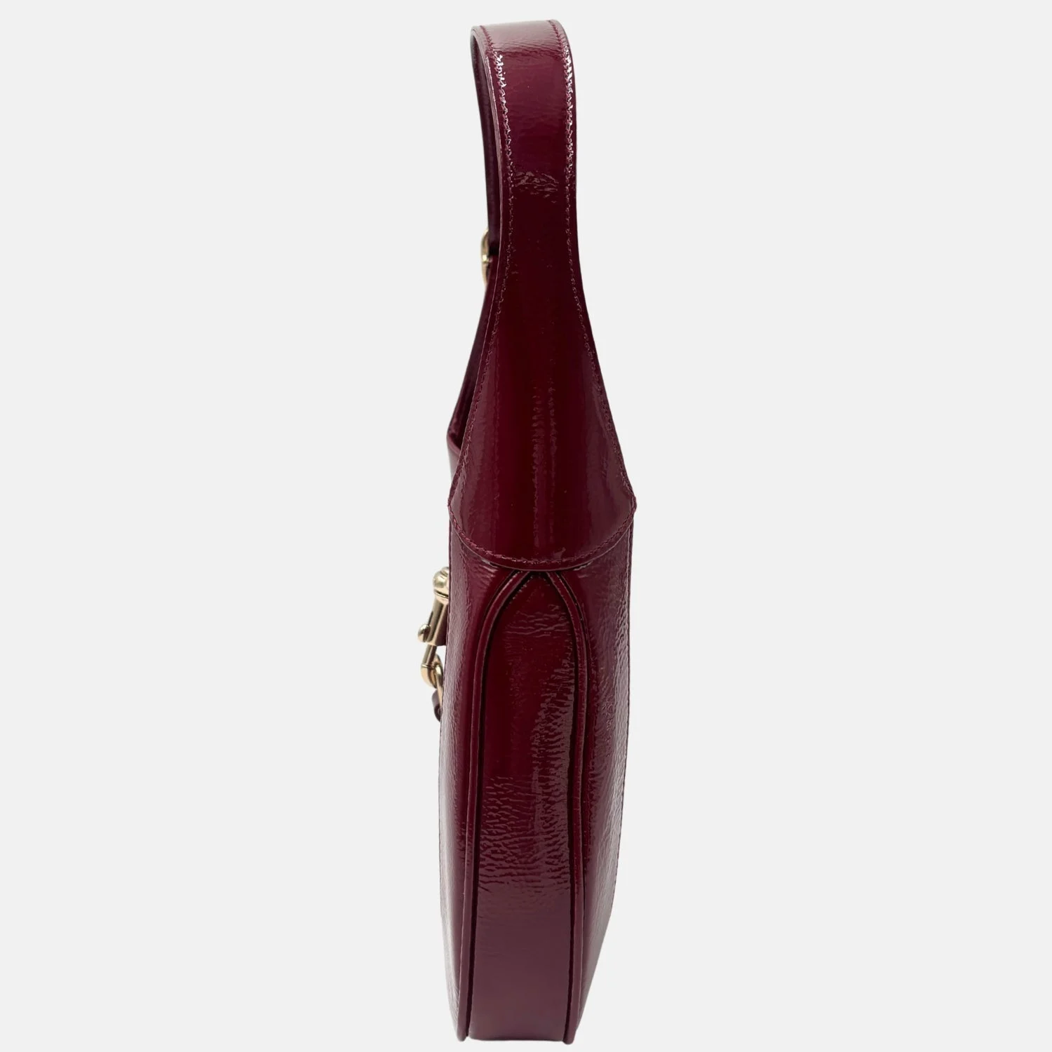Jackie 1961 Shoulder Bag Burgundy Patent Leather - Image 3
