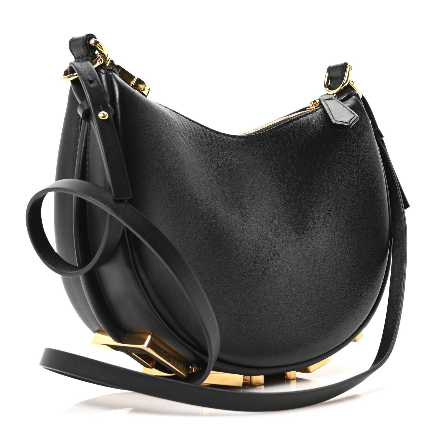 Fendi Vitello Grace Matte Mini Fendigraphy Hobo Bag - Image 3