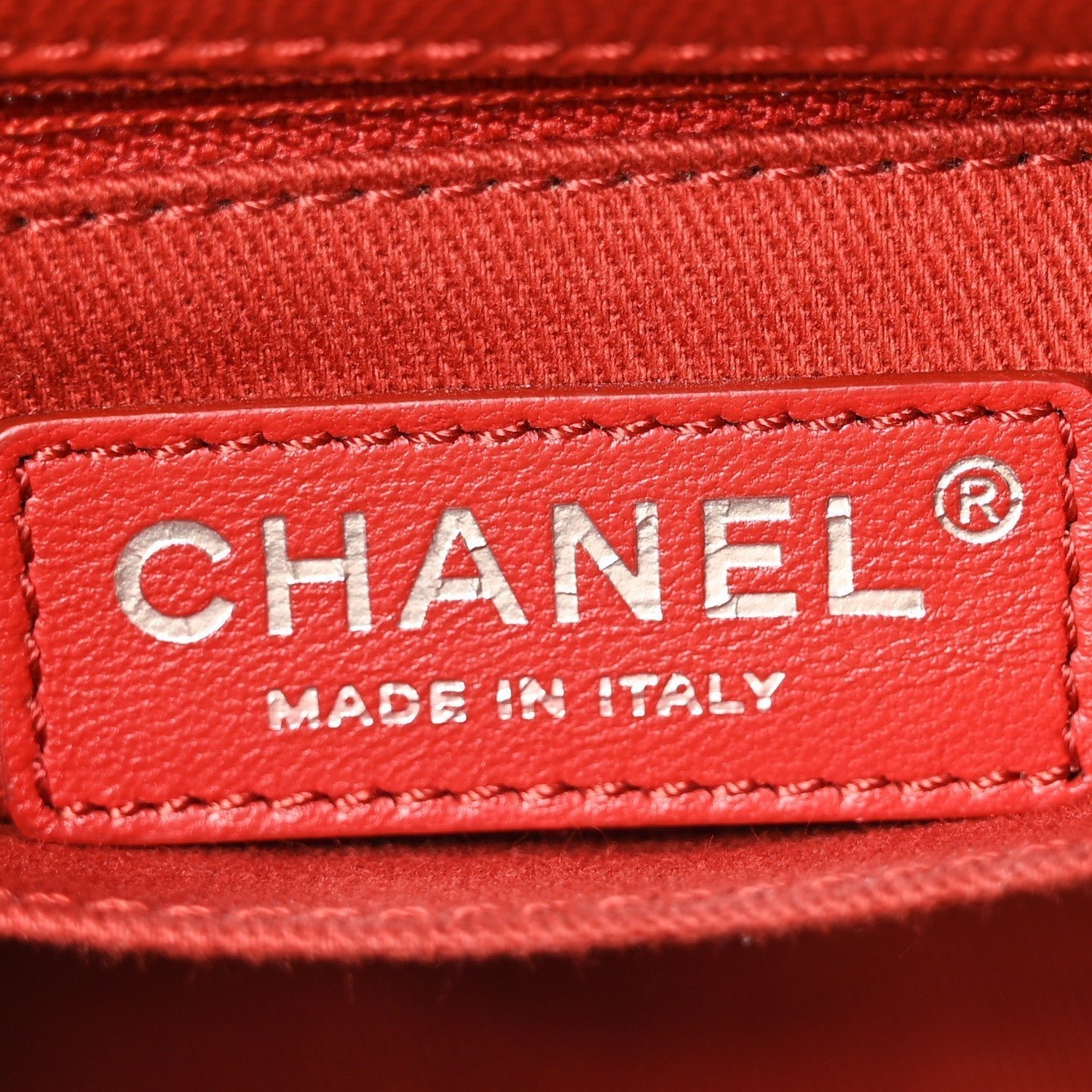 Caviar Quilted Mini Coco Handle Flap Red - Image 6