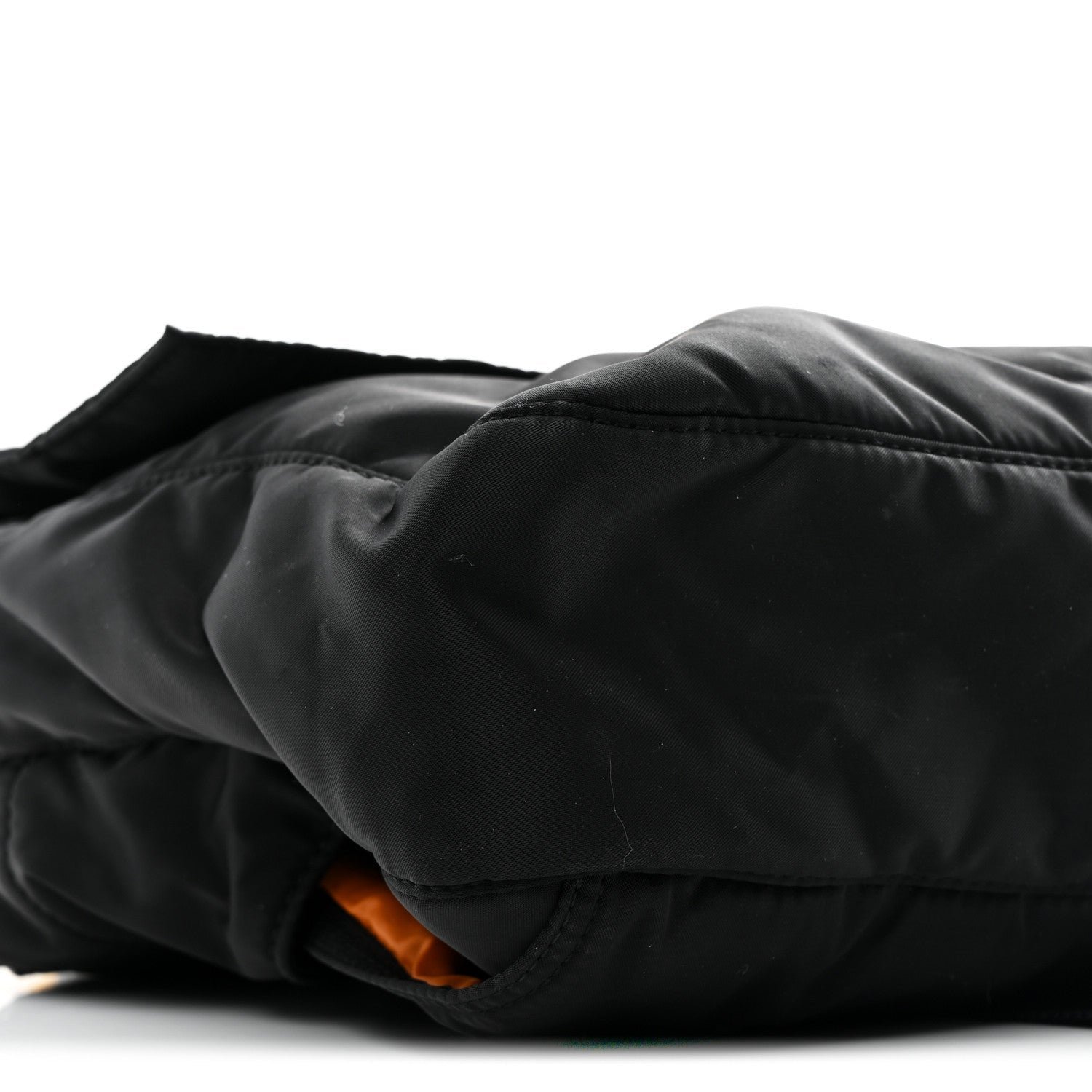 Fendi x Porter Nylon Regular Belt Baguette (Black) - Image 9