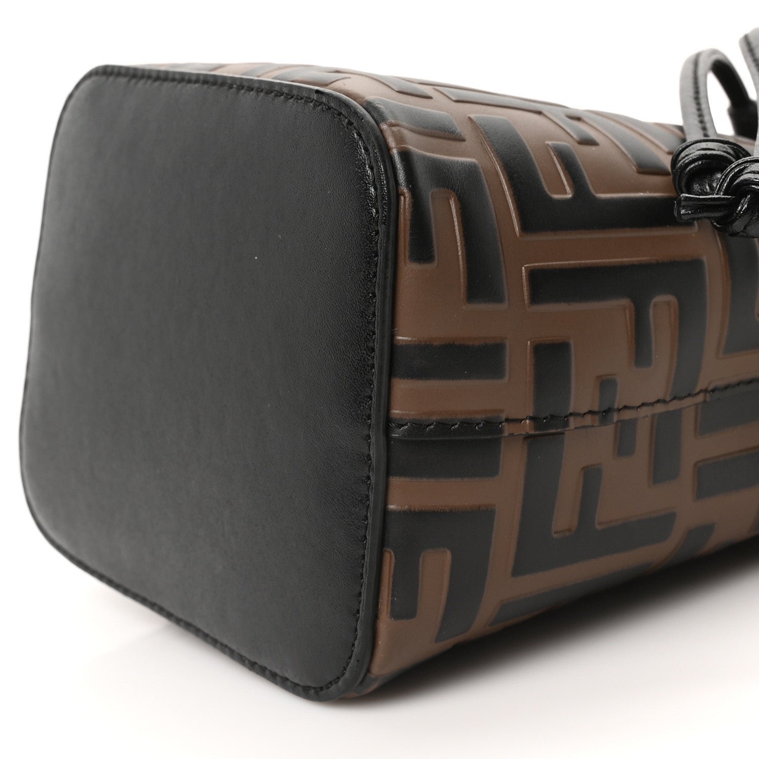 Fendi Vitello Liberty Bi-Color FF 1974 Embossed Mini Mon Tresor - Image 10