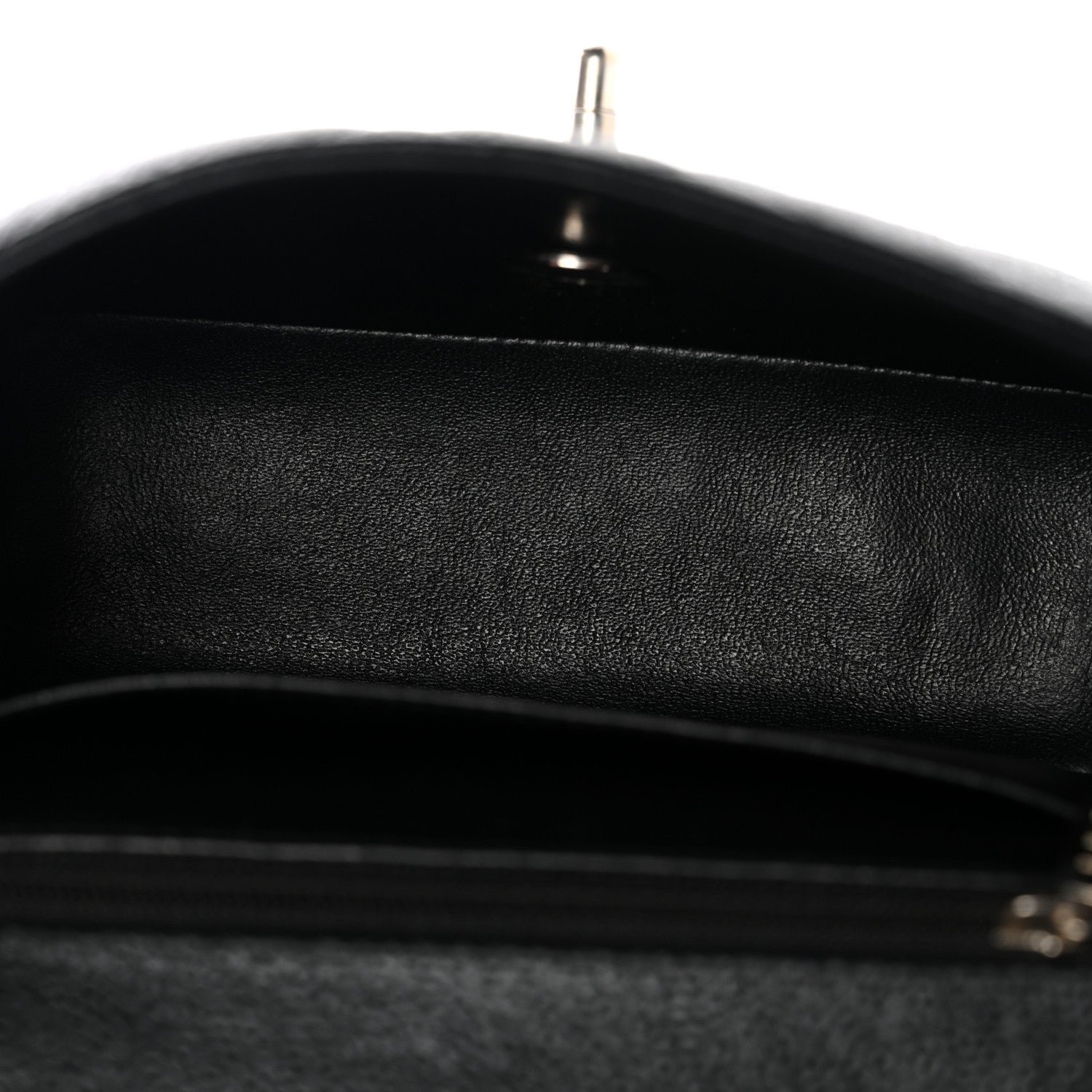 Caviar Quilted Mini Square Flap Black - Image 5