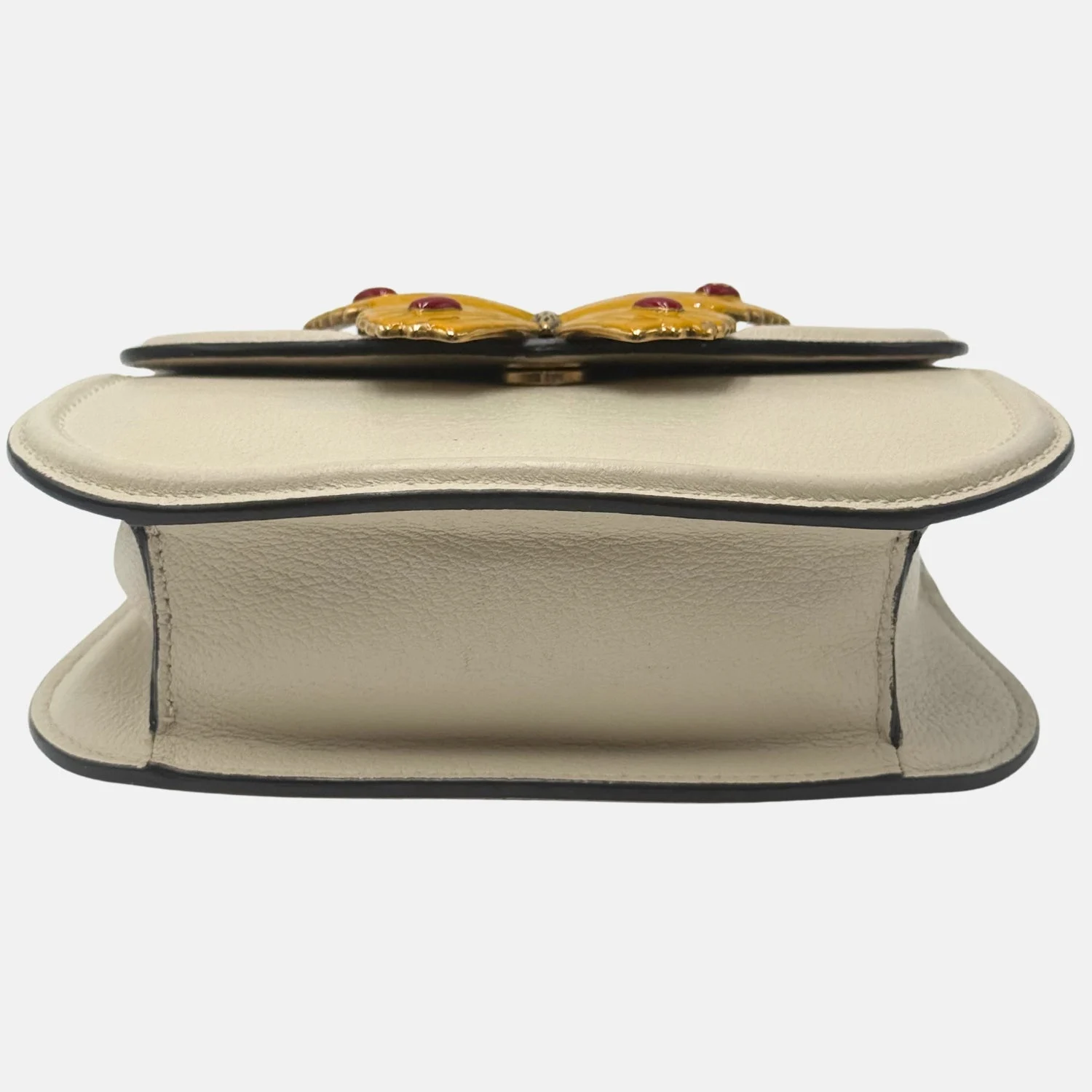 Linea Totem Butterfly Bag White Leather Small - Image 5