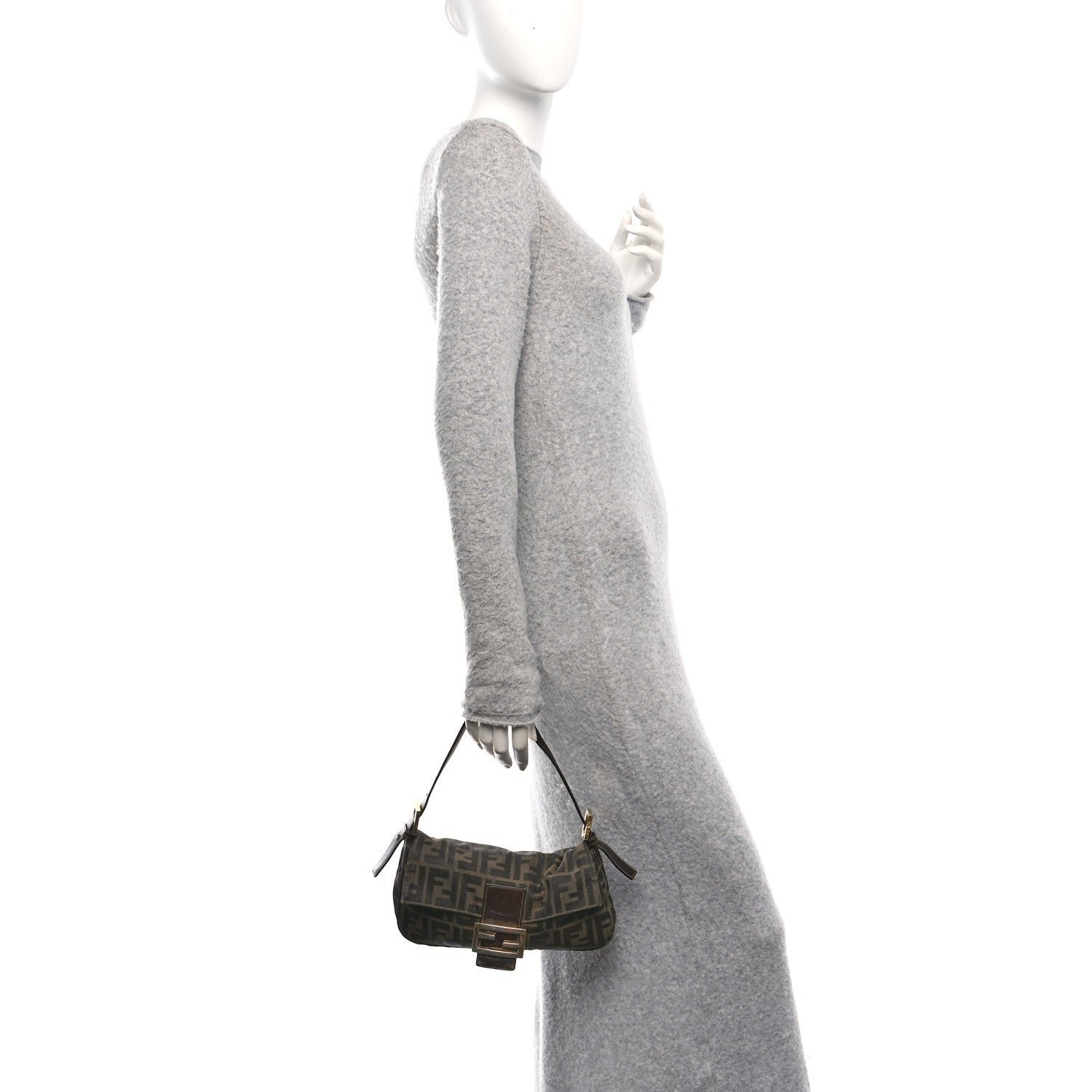 Fendi Baguette® FF Fabric Brown - Image 2