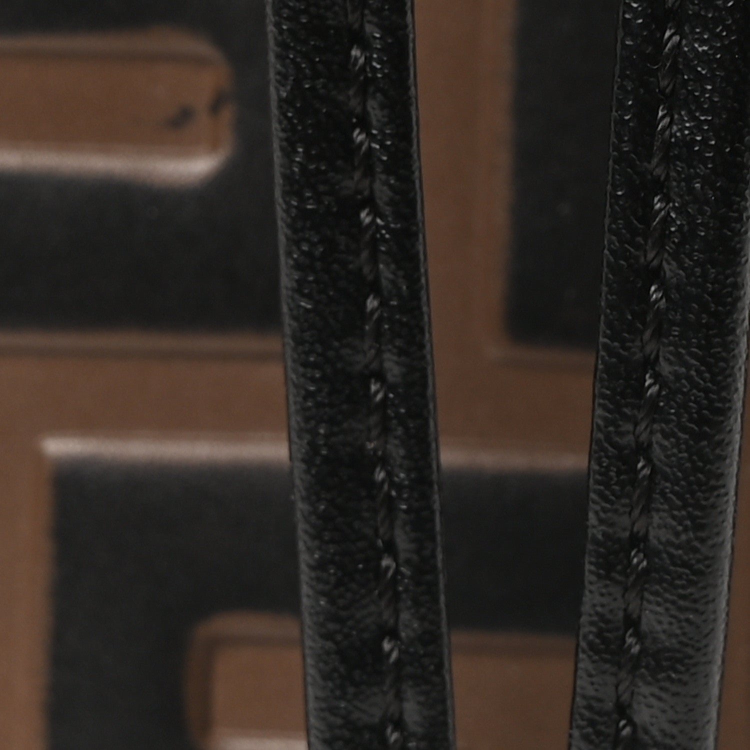 Fendi Vitello Liberty Bi-Color FF 1974 Embossed Mini Mon Tresor - Image 8