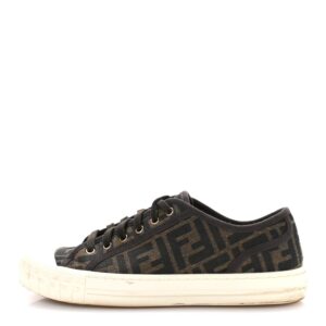 Fendi Fabric Jacquard FF Domino Low-Top Sneakers