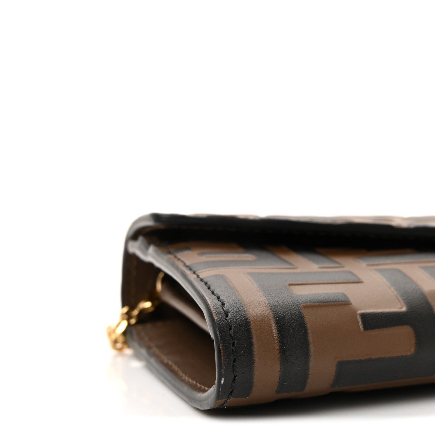 F is Fendi Continental Wallet on Chain (Maya/Black) - Image 9
