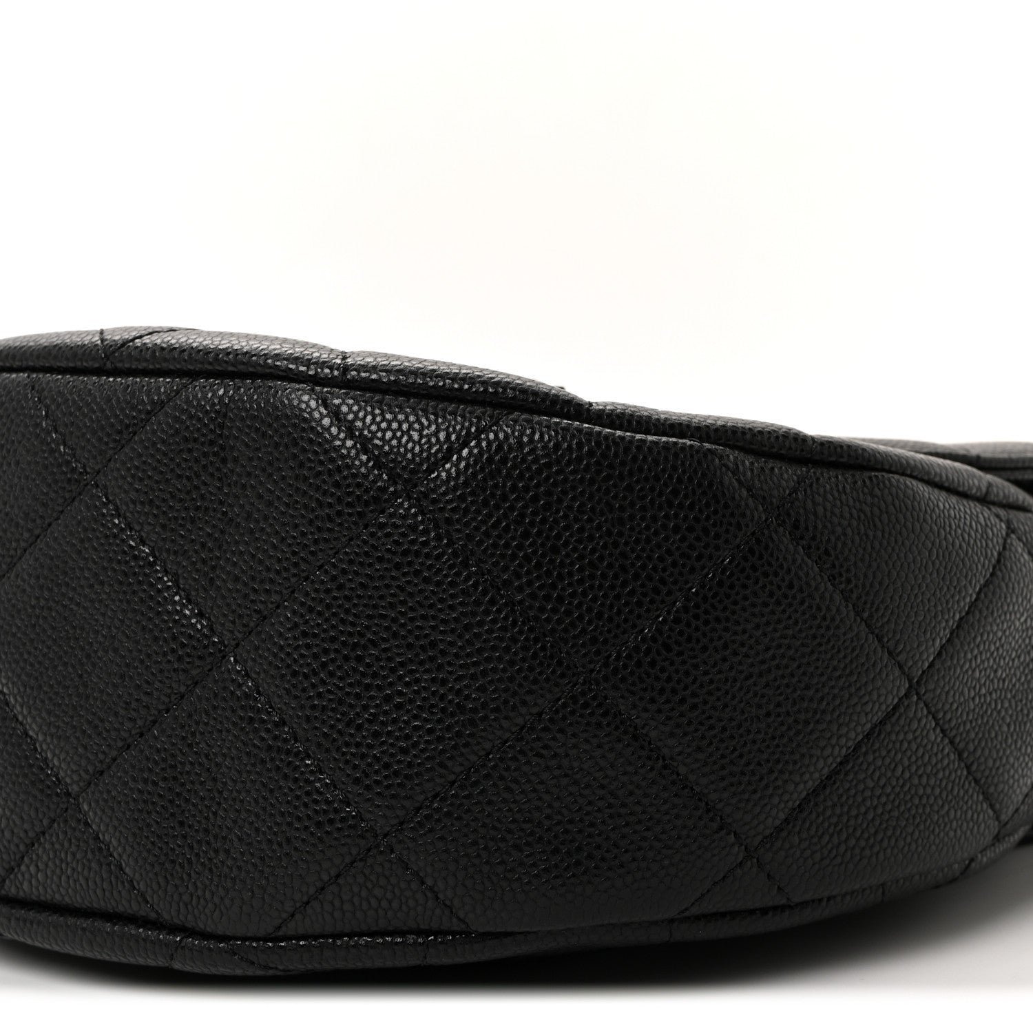 Caviar Quilted Mini Messenger Flap Black - Image 10