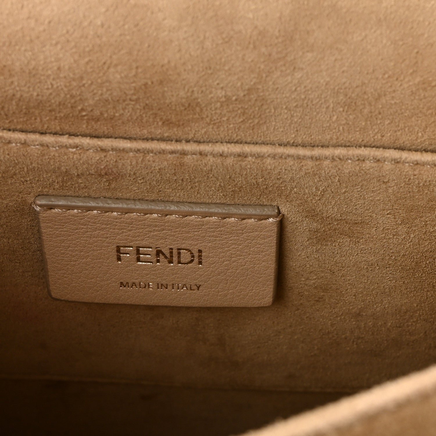 Fendi Vitello Liberty Lucido Metal Monster Eyes Studded Kan I Shoulder Bag - Image 6