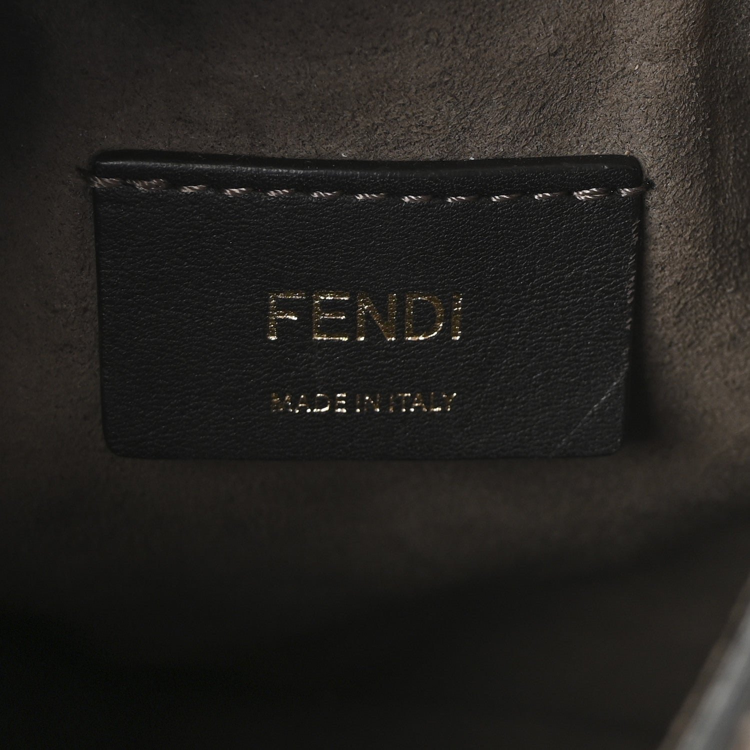 Fendi Vitello Liberty Bi-Color FF 1974 Embossed Mini Mon Tresor - Image 6