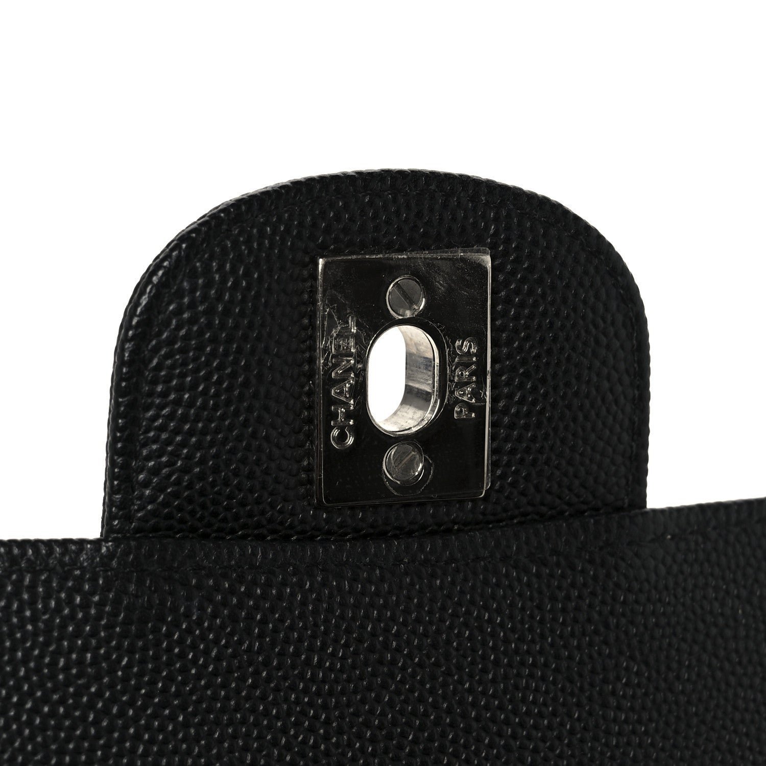 Caviar Quilted Mini Rectangular Flap Black - Image 7