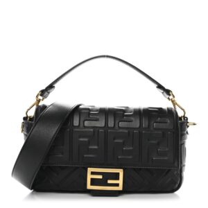 Baguette® Black leather bag