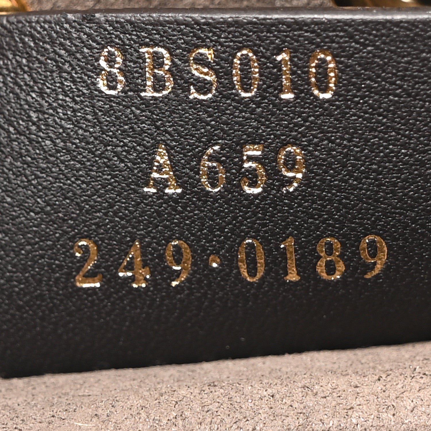 Fendi Vitello Liberty Bi-Color FF 1974 Embossed Mini Mon Tresor - Image 7