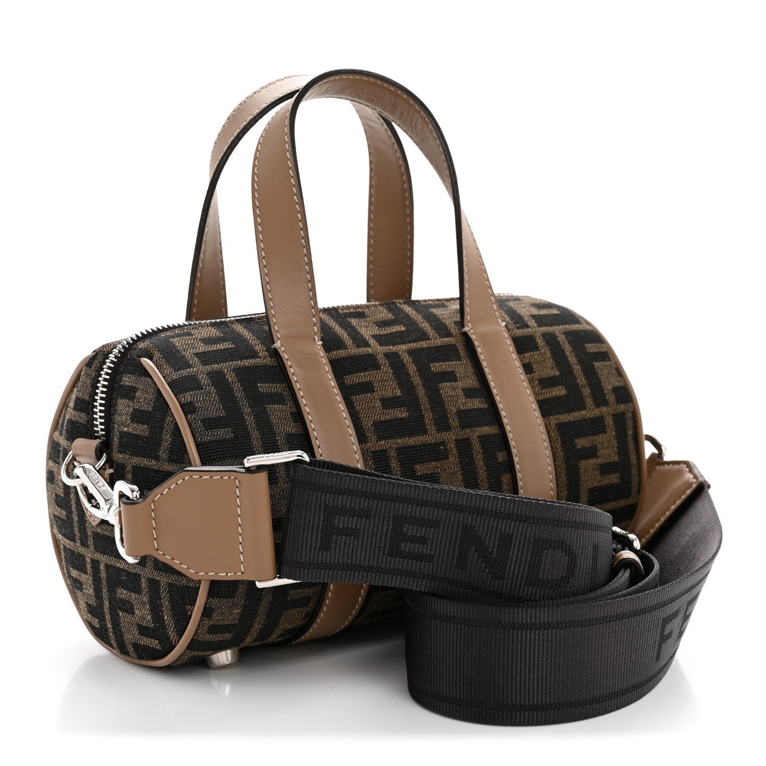 O'Lock Bowling Bag FF 1974 Recycled Jacquard & Vitello Grace - Image 3