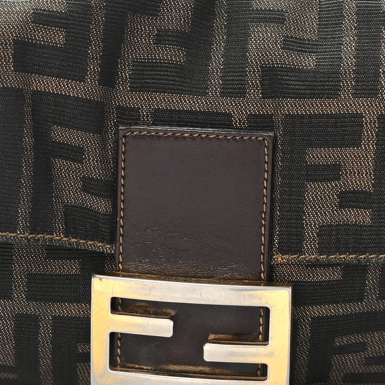 Fendi Baguette® FF Fabric Brown - Image 7