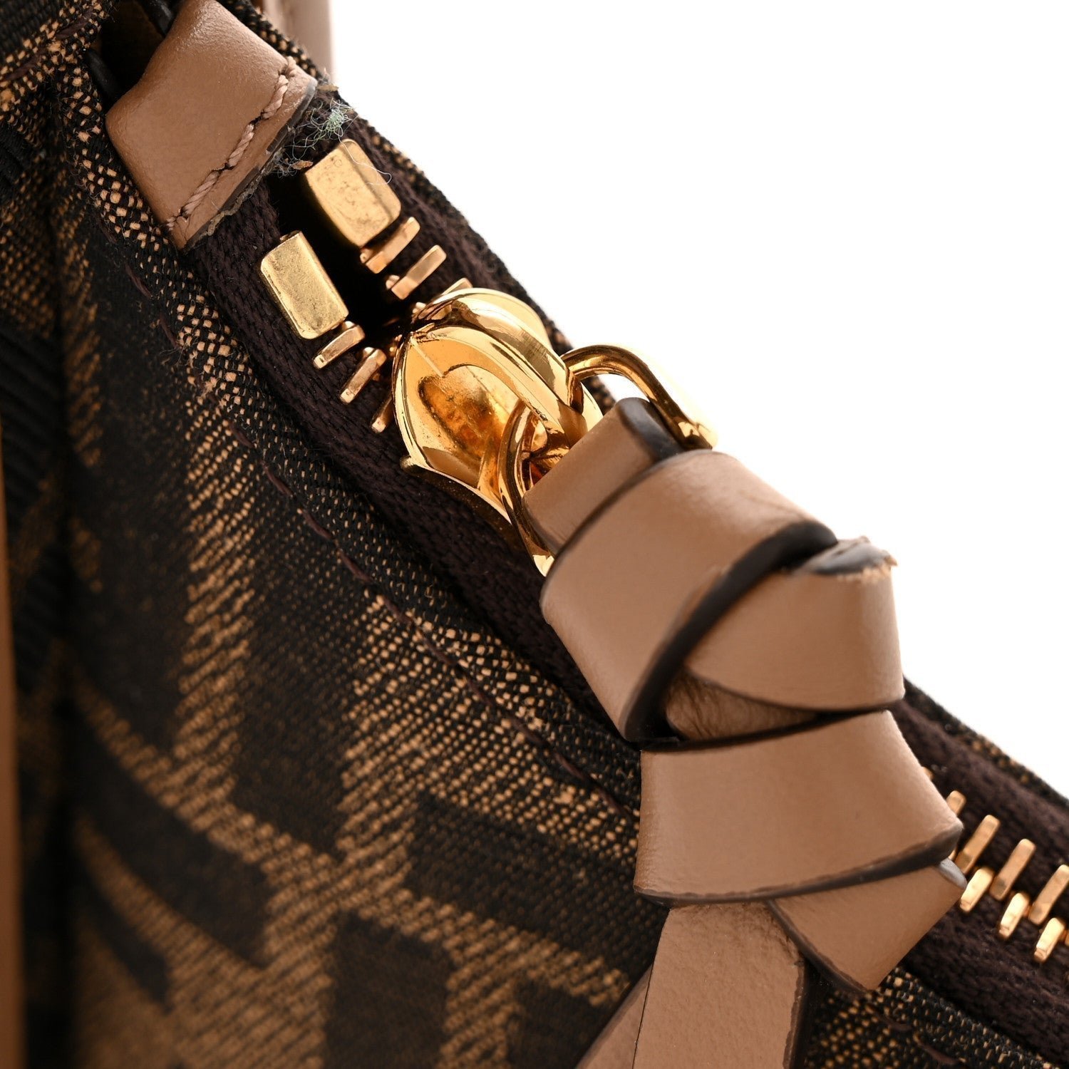 Fendi Fabric Jacquard Vitello Grace FF 1974 Mini Fendessence Shoulder Bag - Image 11