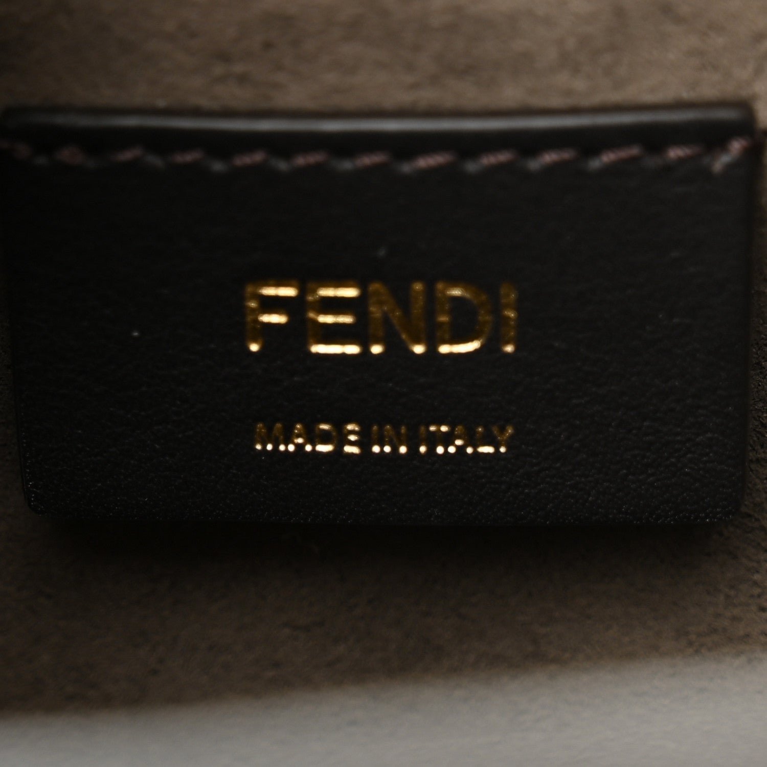 Fendi Vitello Liberty Bi-Color FF 1974 Embossed Mini Mon Tresor - Image 6