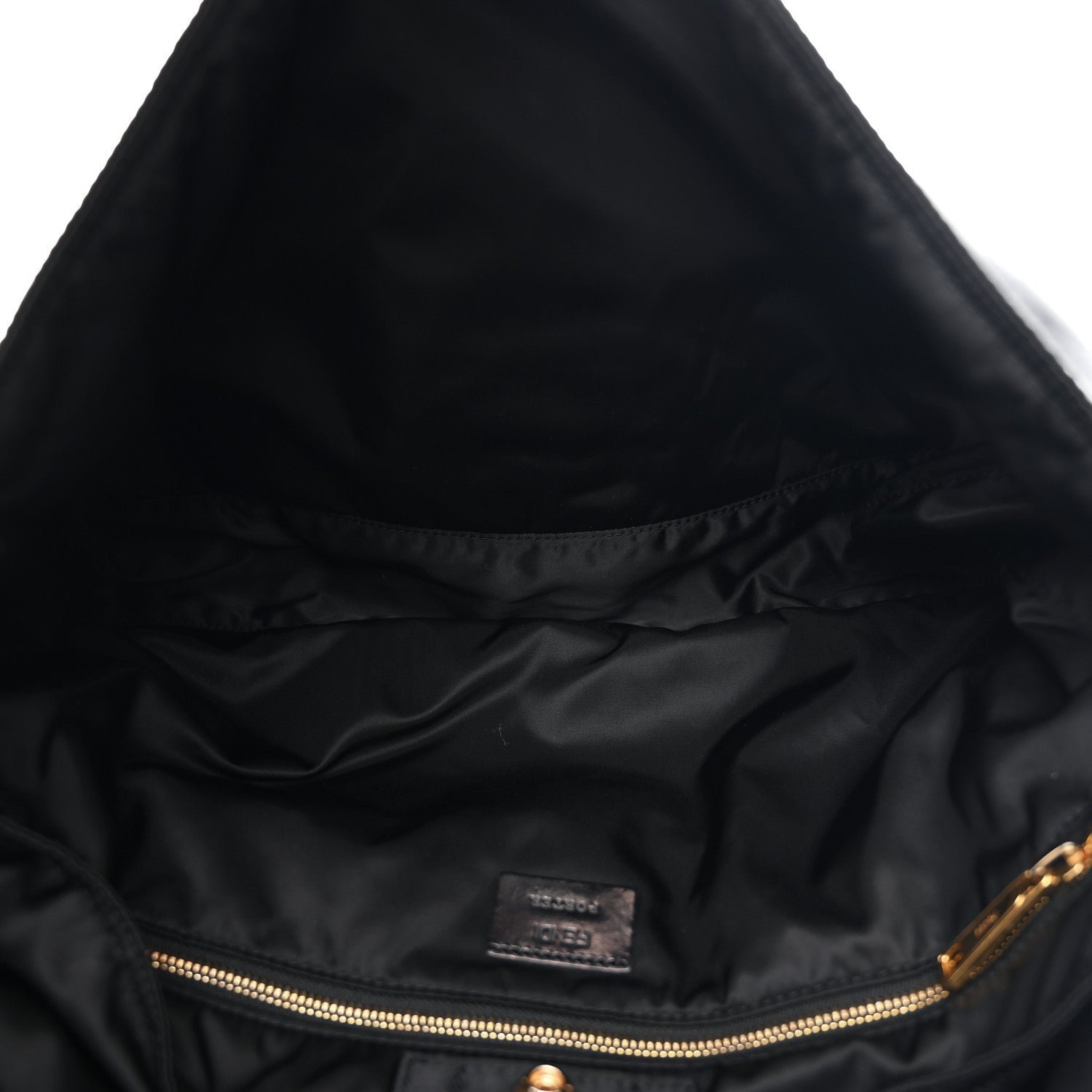 Fendi x Porter Nylon Regular Belt Baguette (Black) - Image 5