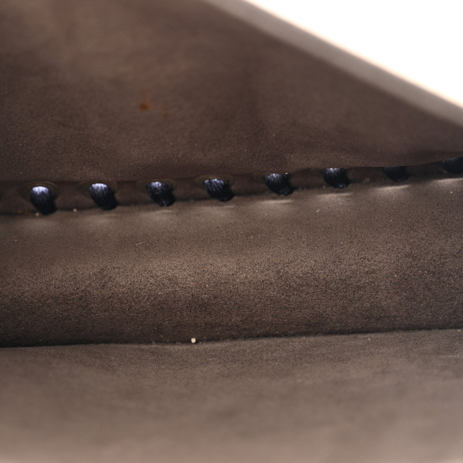 Fendi Vitello Liberty Lucido Ribbon Lace-Up Studded Small Kan I Shoulder Bag - Image 5