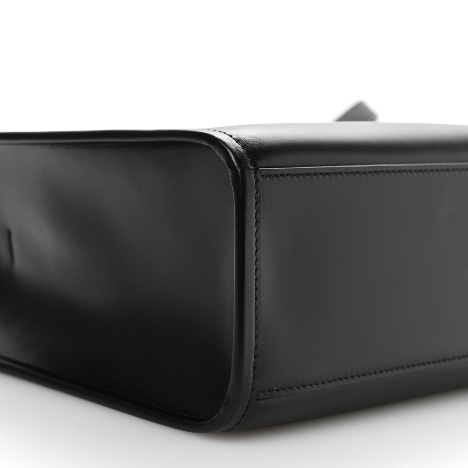 Fendi Vitello King Plexiglass Logo Embossed Small Fendi Sunshine Shopper Tote - Image 7