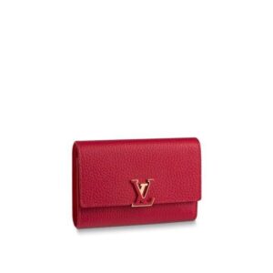 Louis Vuitton Capucines Compact Wallet Scarlet