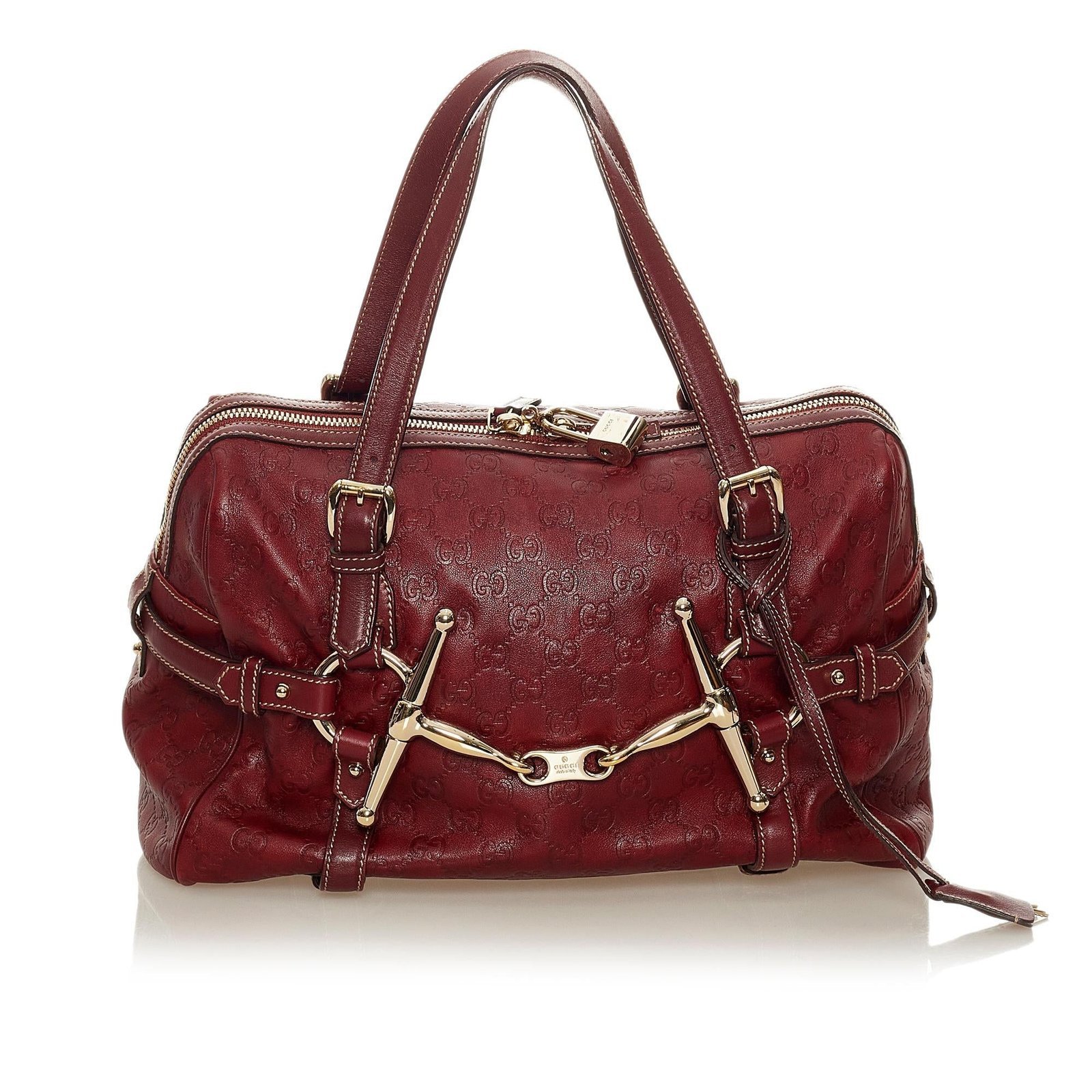 Gucci 85th Anniversary Guccissima Leather Boston Bag - Image 3