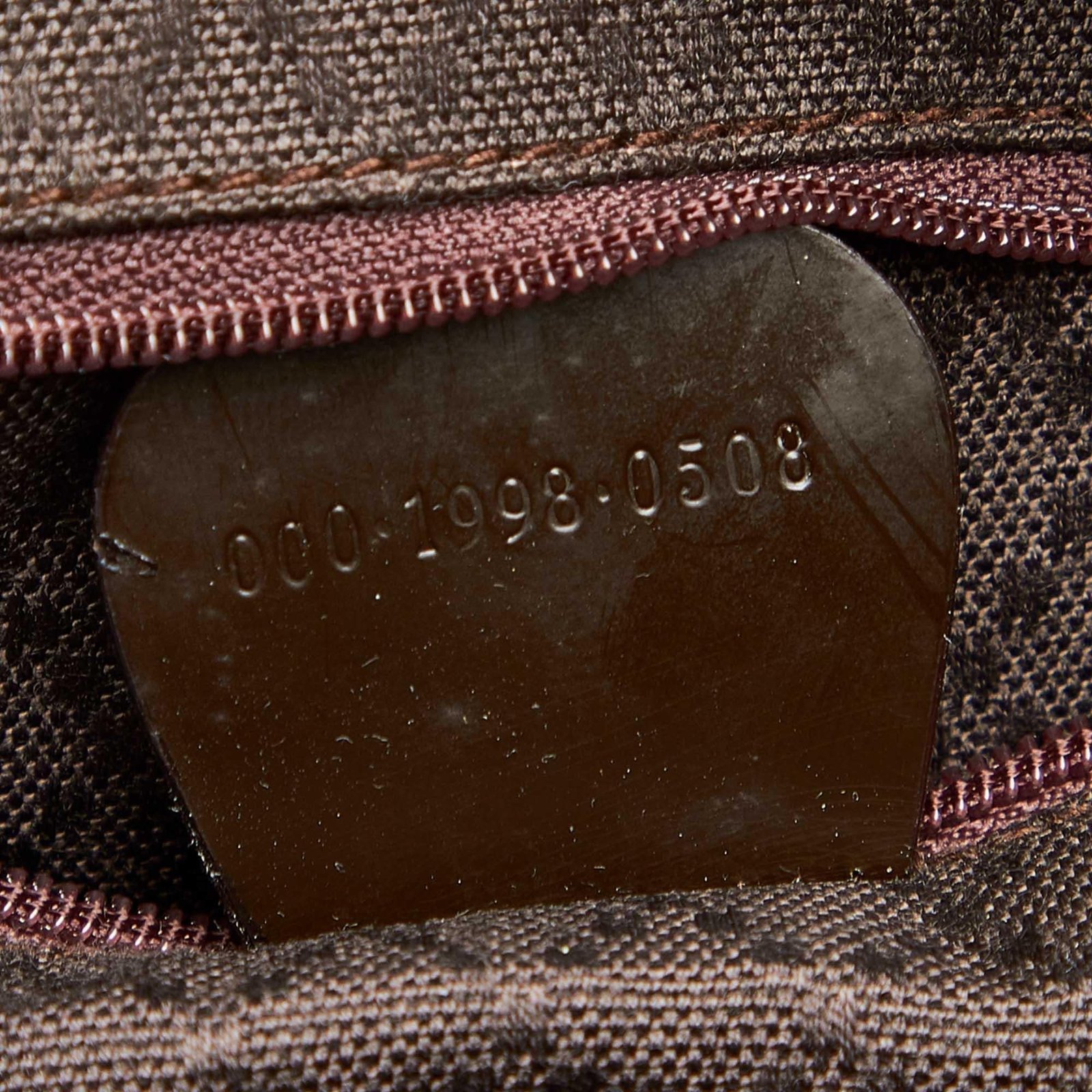 Gucci Bamboo Canvas Handbag - Image 8