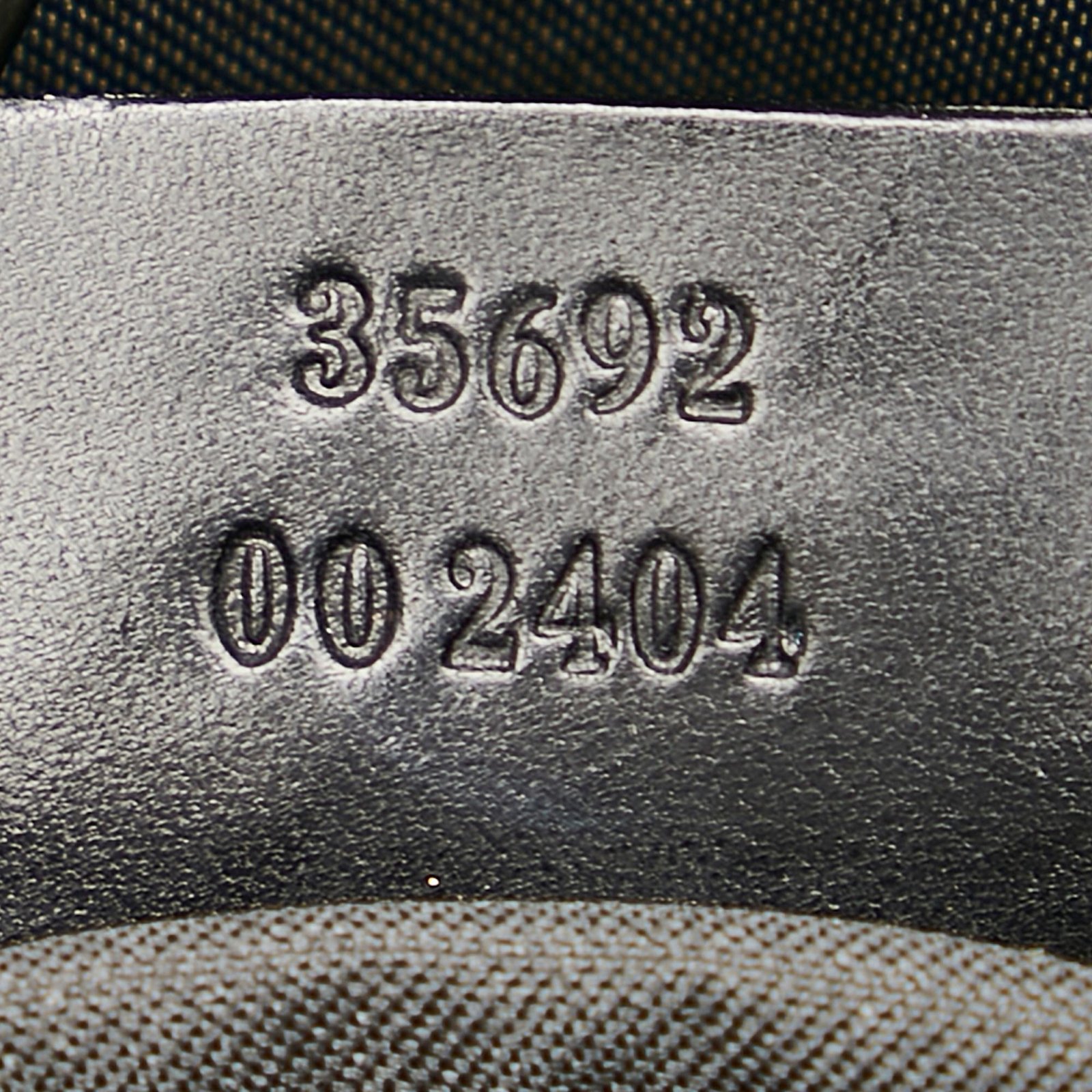 Gucci Bamboo Canvas Handbag - Image 8