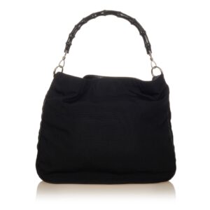 Gucci Bamboo Canvas Satchel