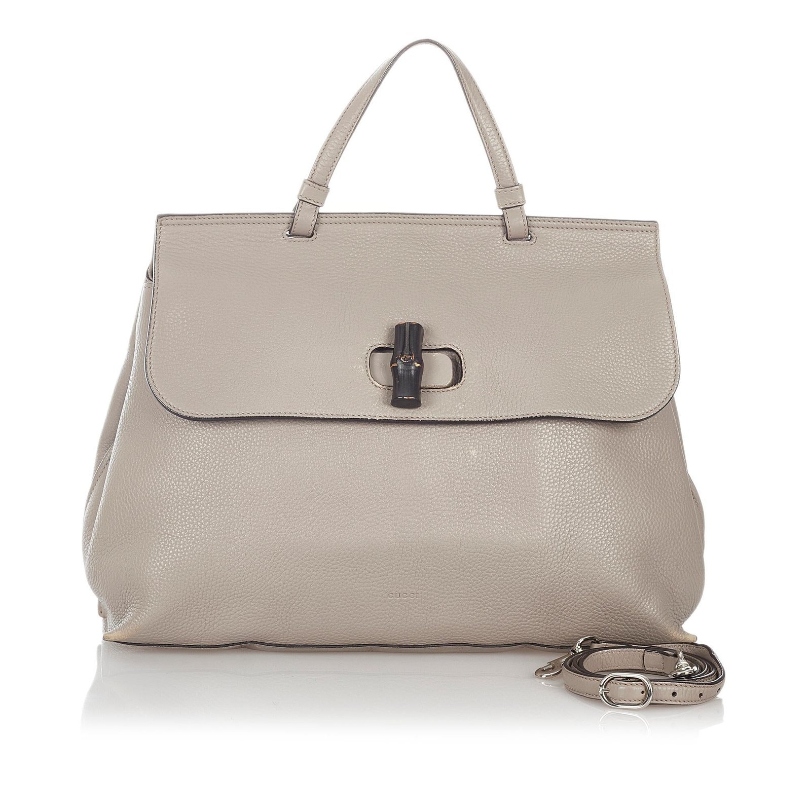 Gucci Bamboo Daily Leather Satchel - Image 5