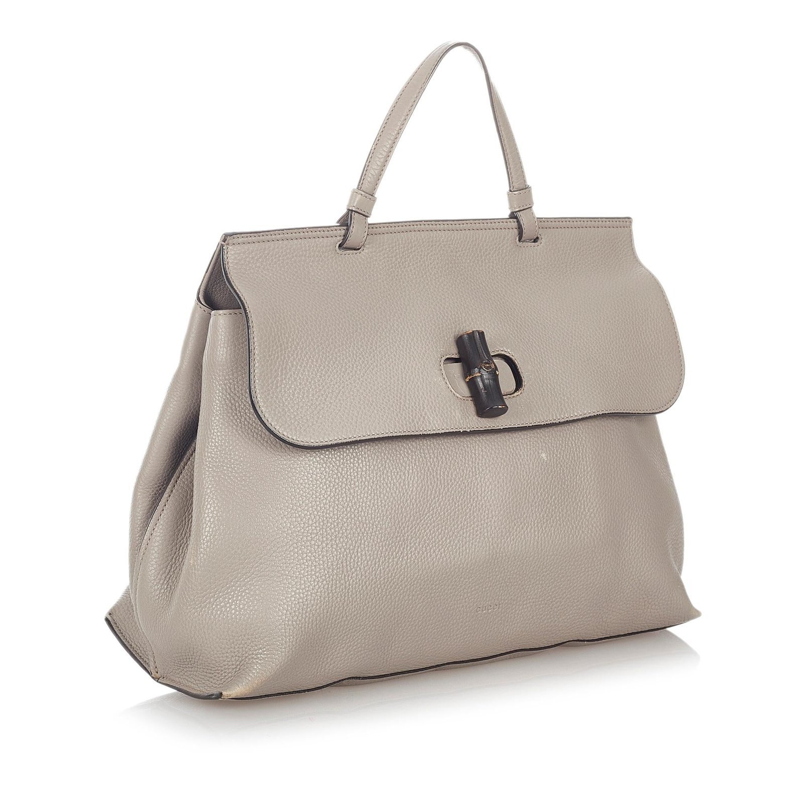 Gucci Bamboo Daily Leather Satchel - Image 2