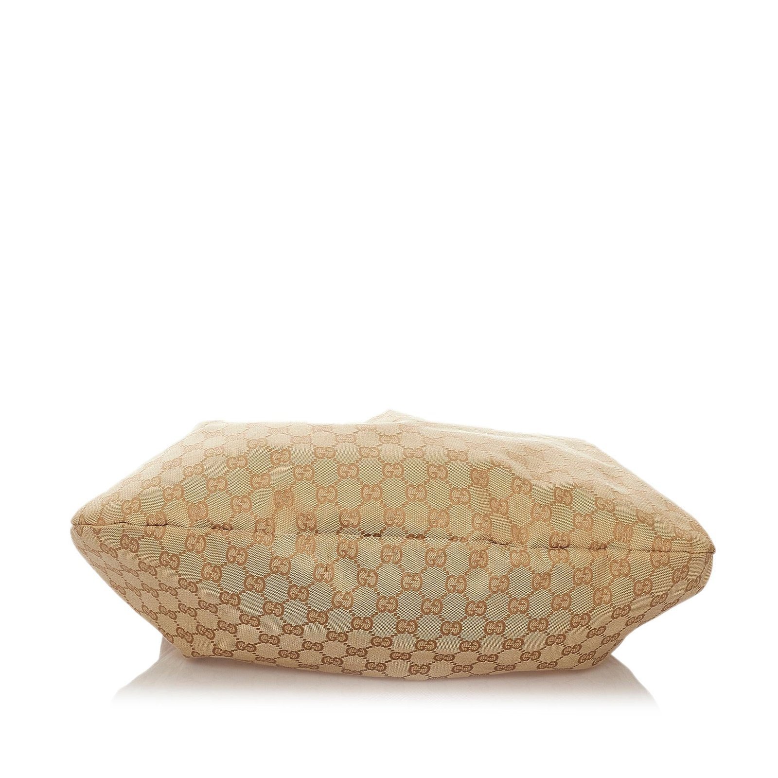 Gucci Bamboo GG Canvas Hobo Bag - Image 4