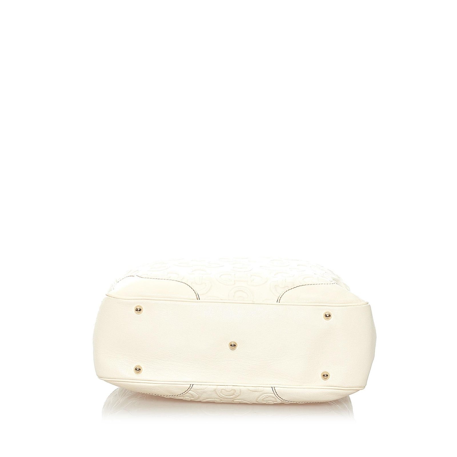 Gucci Bamboo Horsebit Leather Tote Bag - Image 4