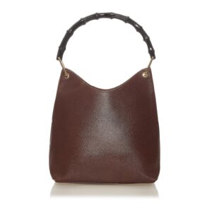 Gucci Bamboo Leather Shoulder Bag