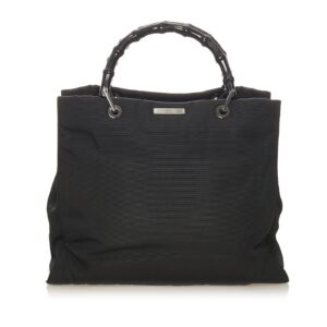Gucci Bamboo Nylon Handbag