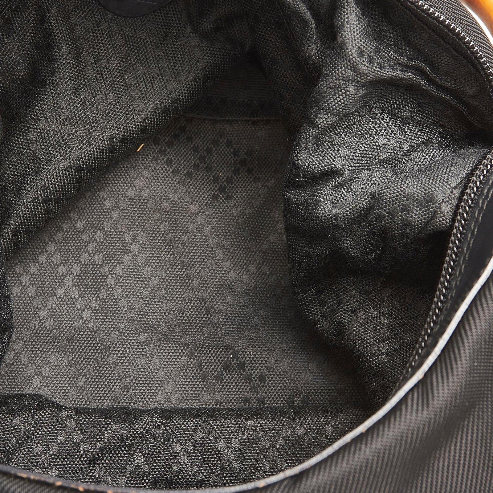 Gucci Bamboo Nylon Shoulder Bag - Image 6