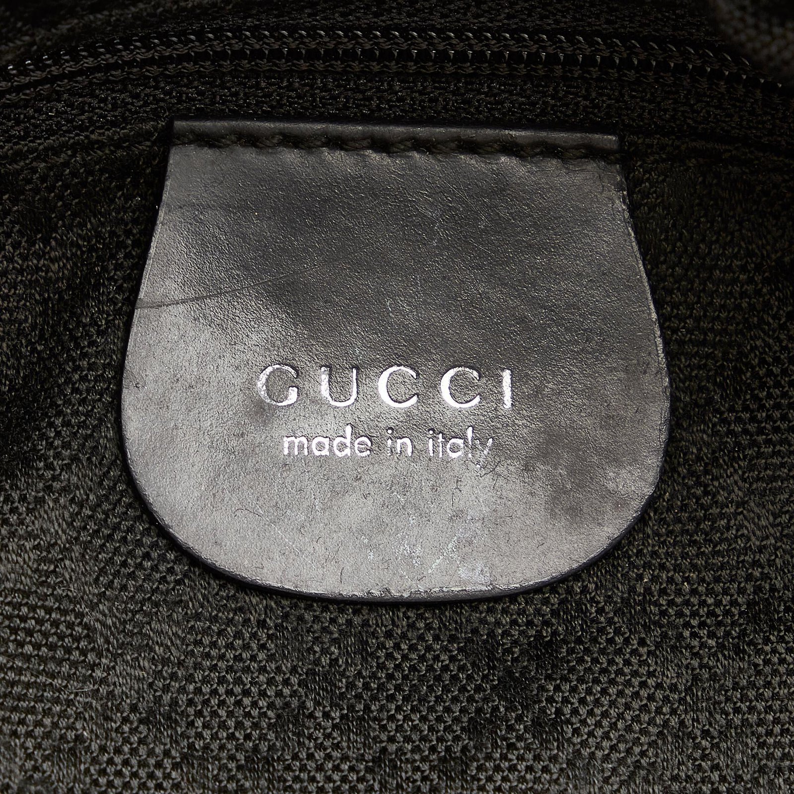 Gucci Bamboo Nylon Shoulder Bag - Image 7